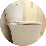 Bacias sanitárias com
sistema de descarga
dual flush